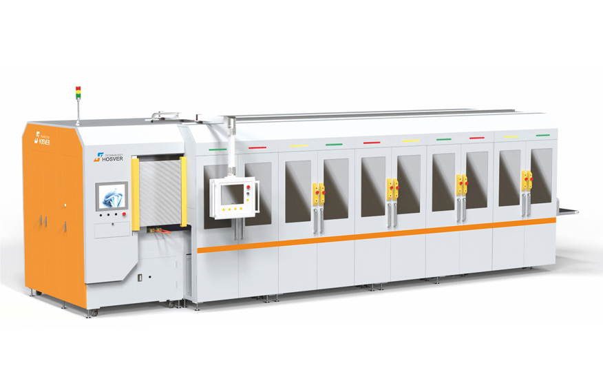 Automatic harness processing line