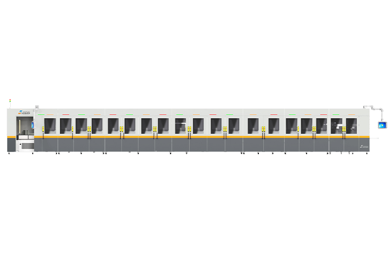 Automatic harness processing line