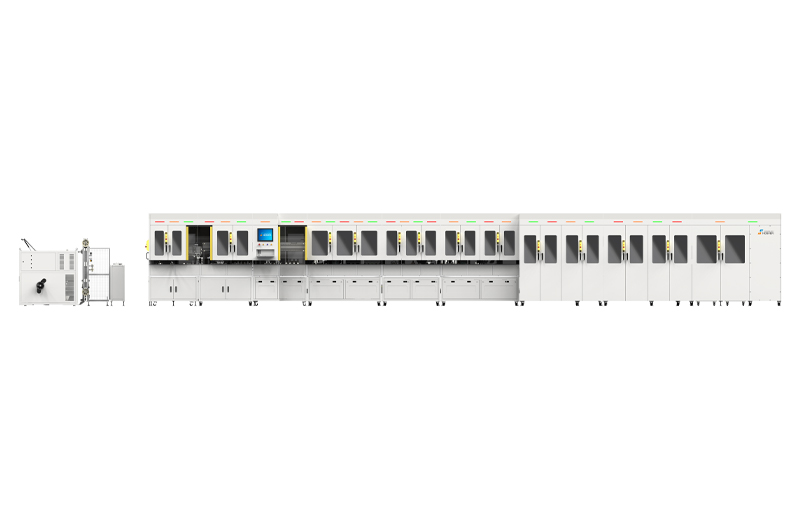 Automatic harness processing line
