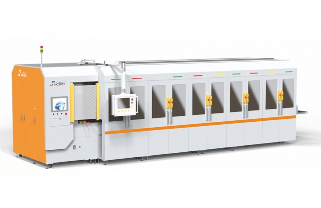 Automatic harness processing line