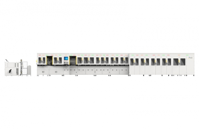 Automatic harness processing line